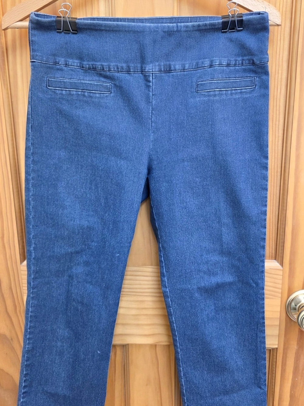Elliott Lauren Dark Blue Pull-On Capri Pants